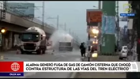 Fuga de gas en San Juan de Miraflores. América Noticias