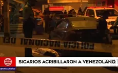 San Juan de Miraflores: Sicarios acribillaron a venezolano - Noticias de sicaria