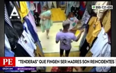 San Juan de Miraflores: Tenderas que fingen ser madres con falso bebé son reincidentes - Noticias de tenderos