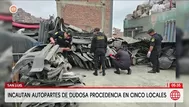 San Luis: Autopartes de dudosa procedencia en San Jacinto