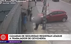 San Luis: cámara registró cómo hombre fue baleado en exteriores de cevichería - Noticias de cevicherias
