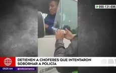 San Luis: Detienen a choferes que intentaron sobornar a policía - Noticias de gianella-marquina