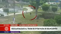 Adolescente baleado en San Luis. Foto y video: América Noticias