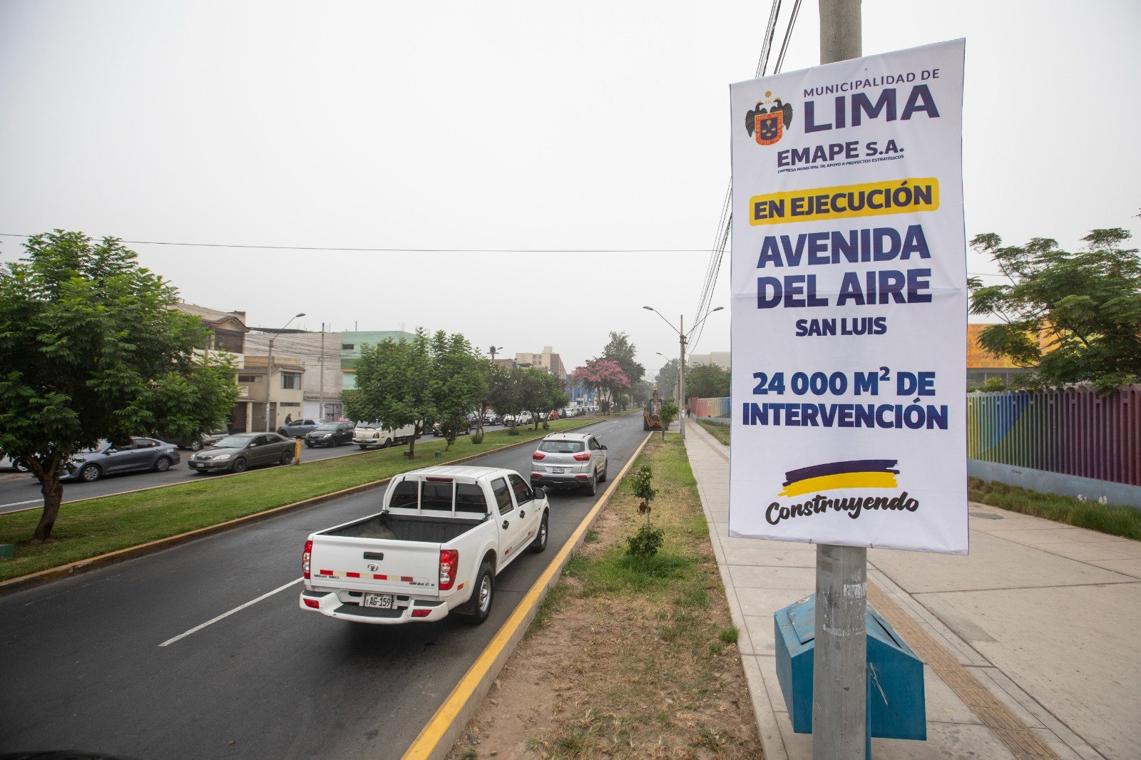 San Luis: Hoy lunes 13 de mayo inicia el desvío vehicular por obras en la avenida del Aire