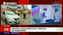 Policía en terminal de Yerbateros | Video: América Noticias