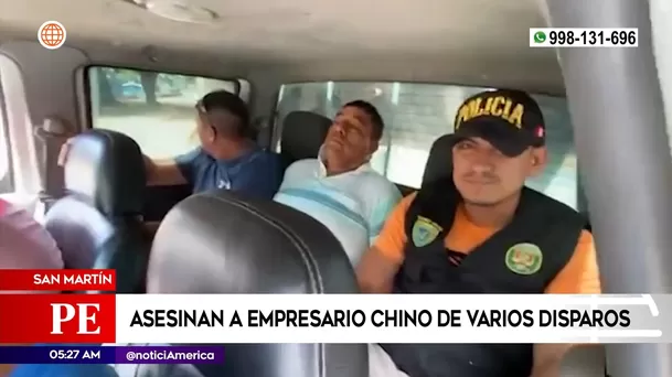 Asesinato en San Martín. Foto: América Noticias Asesinato en San Martín. Foto: América Noticias