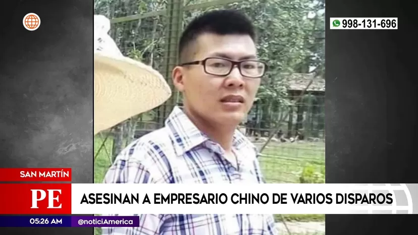 San Martín: Asesinan a empresario chino de varios disparos