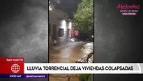 Lluvias torrenciales en San Martín. América Noticias