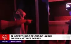 San Martín de Porres: 27 personas fueron intervenidas en un bar en el que se ejercía la prostitución - Noticias de prostitucion