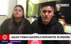 San Martín de Porres: Asaltan y roban camioneta e instrumentos de orquesta - Noticias de martín vizcarra