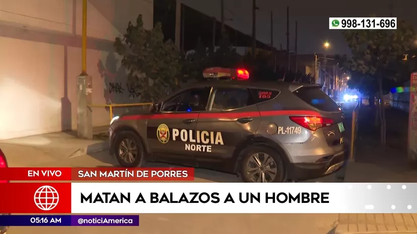 San Martín de Porres: Asesinan a hombre a balazos en plena calle