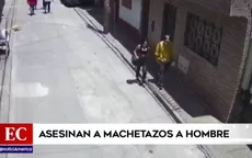 San Martín de Porres:  Asesinan a hombre a machetazos - Noticias de machetazos