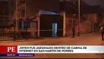 Asesinan a joven en cabina de internet en SMP. América Noticias