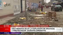 Explosión en San Martín de Porres. Foto y video: América Noticias