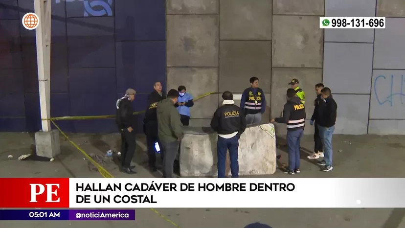 San Martín de Porres: Cadáver de hombre fue hallado en un costal en Puente Caquetá