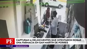 Sujeto intentó robar en farmacia. América Noticias