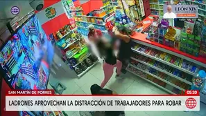 Cajera enfrenta a sujeto que robó cervezas en San Martín de Porres. Foto y video: América Noticias