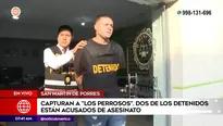 Captura de banda criminal en San Martín de Porres. Foto y video: América Noticias