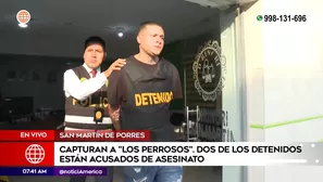 Captura de banda criminal en San Martín de Porres. Foto y video: América Noticias