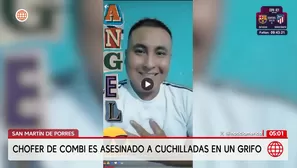 Chofer de combi es asesinado tras una pelea en San Martín de Porres. Foto y video: América Noticias