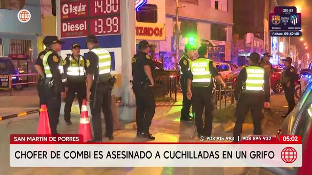 Chofer de combi es asesinado tras una pelea en San Martín de Porres. Foto: América Noticias