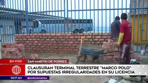 Terminal de buses Marco Polo. América Noticias