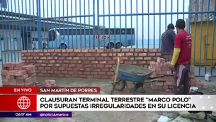 Terminal de buses Marco Polo. América Noticias