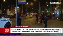 Asistentes a la fiesta lograron escapar. América Noticias