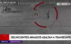 San Martín de Porres: Delincuentes armados y en moto asaltaron a transeúnte - Noticias de moto