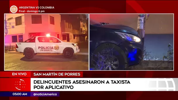 Asesinato en San Martín de Porres. Foto: América Noticias Asesinato en San Martín de Porres. Foto: América Noticias