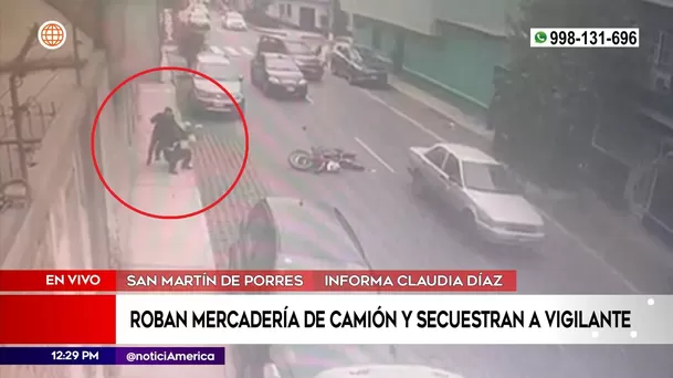 Robos en San Martín de Porres. Foto: América Noticias Robos en San Martín de Porres. Foto: América Noticias