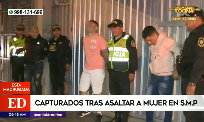 San Martín de Porres: Detienen a banda delictiva en pleno estado de ...