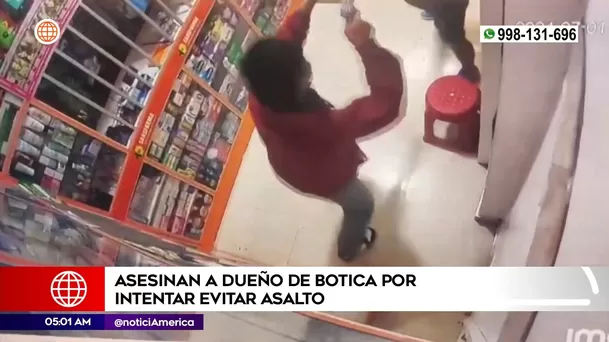 Intento de asalto y asesinato en San Martín de Porres. Foto: América Noticias Intento de asalto y asesinato en San Martín de Porres. Foto: América Noticias