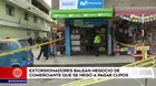 San Martín de Porres: Extorsionadores balean negocio de comerciante que se negó a pagar cupos