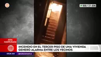 Incendio en San Martín de Porres. Foto y video: América Noticias