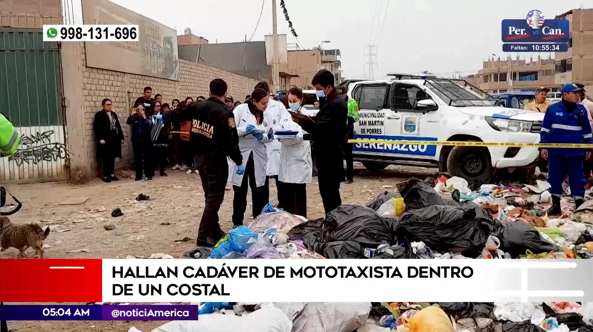 Asesinato en San Martín de Porres. Foto: América Noticias