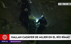 San Martín de Porres: Hallan cadáver de mujer en el río Rímac - Noticias de cadaver