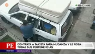 San Martín de Porres: Hombre contrata a taxista para mudanza y le roba sus pertenencias