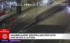 San Martín de Porres: Un hombre muere atropellado por auto que se dio a la fuga - Noticias de catedratico