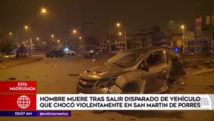 Accidente en San Martín de Porres. América Noticias