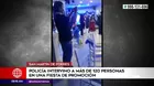 San Martín de Porres: Intervienen a más de 120 personas en una fiesta de promoción