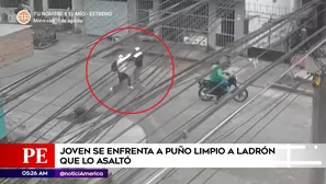 Joven enfrentó a ladrón que lo asaltó en San Martín de Porres. Foto y video: América Noticias