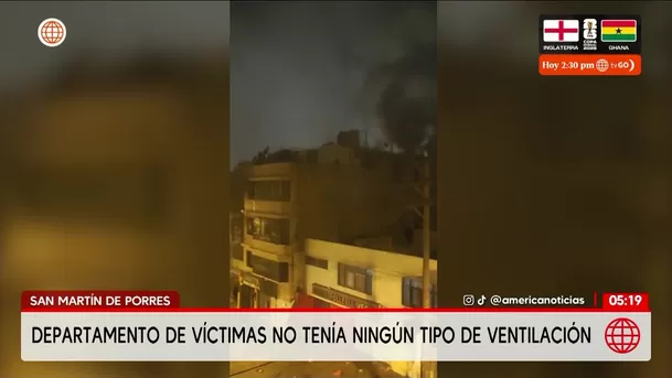 San Martín de Porres: Madre y sus dos hijas mueren en incendio. Foto: América Noticias San Martín de Porres: Madre y sus dos hijas mueren en incendio. Foto: América Noticias