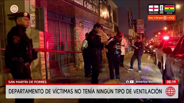 San Martín de Porres: Madre y sus dos hijas mueren en incendio. Foto: América Noticias San Martín de Porres: Madre y sus dos hijas mueren en incendio. Foto: América Noticias