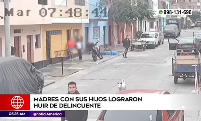 San Martín De Porres: Madres Y Sus Hijos Lograron Huir De Delincuente ...