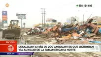 Desalojo en San Martín de Porres. Foto y video: América Noticias