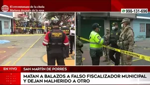 Asesinato en San Martín de Porres. América Noticias