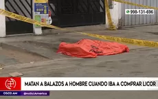 San Martín de Porres: Matan a balazos a hombre cuando iba a comprar licor - Noticias de comprar