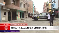 Asesinato en San Martín de Porres. Foto y video: América Noticias