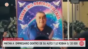Asesinato en San Martín de Porres: Matan a empresario para robarle 20 mil soles. Foto y video: América Noticias